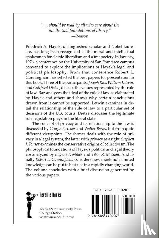 Robert L. Cunningham - Liberty and the Rule of Law