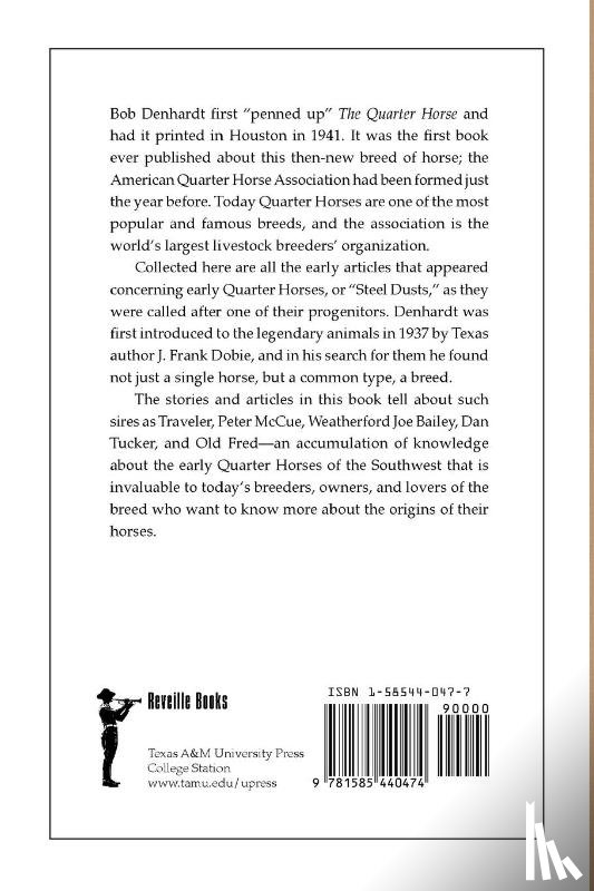 Robert Denhardt - The Quarter Horse