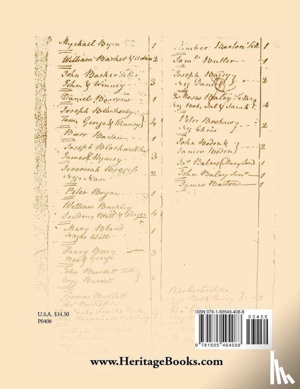 Peters, Joan W - The Tax Man Cometh. Land and Property in Colonial Fauquier County, Virginia