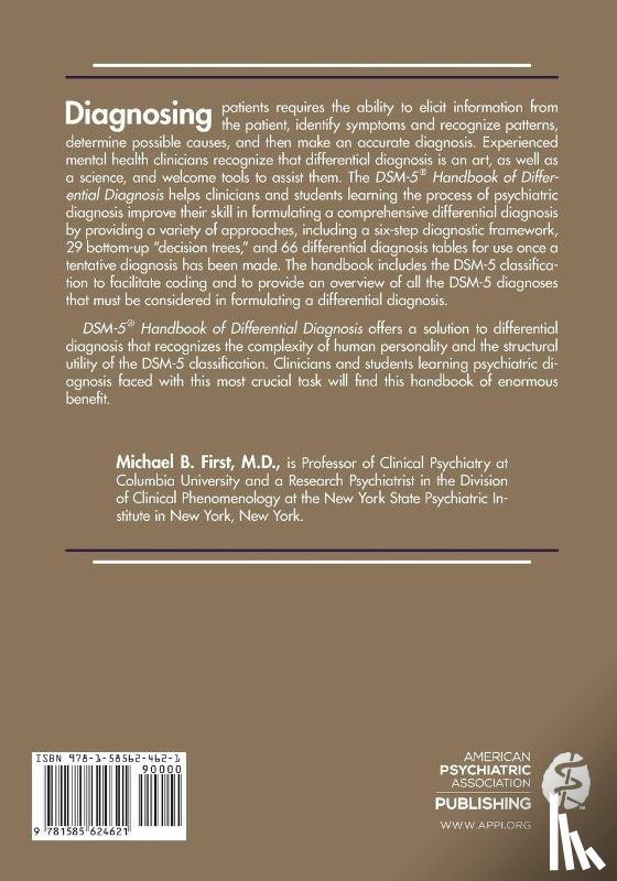First, Michael B. (New York State Psychiatric Institute) - DSM-5® Handbook of Differential Diagnosis