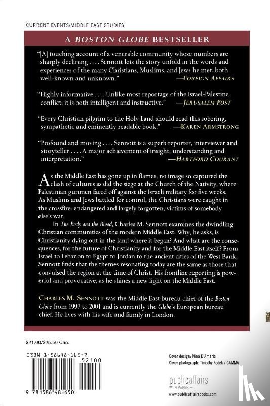 Sennott, Charles - The Body and the Blood