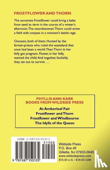 Karr, Phyllis Ann - Frostflower and Thorn