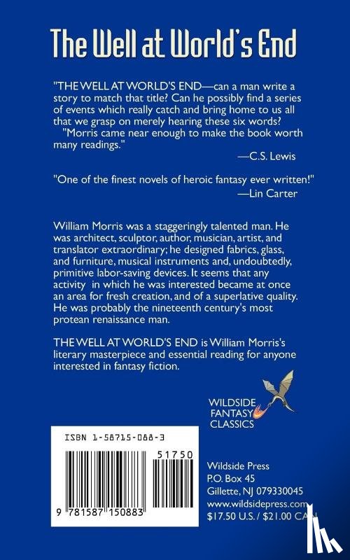 Morris, William - The Well at the World's End