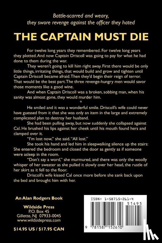 Colby, Robert - The Captain Must Die