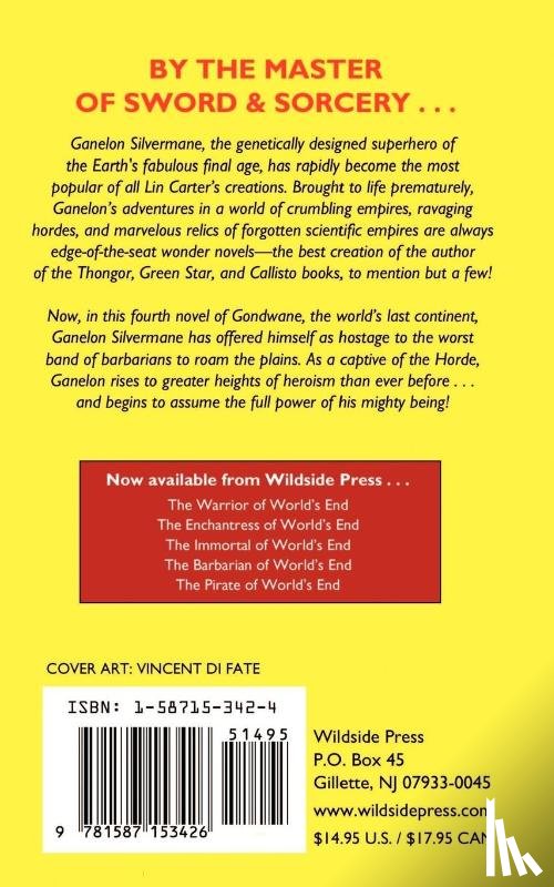 Carter, Lin - The Barbarian of World's End