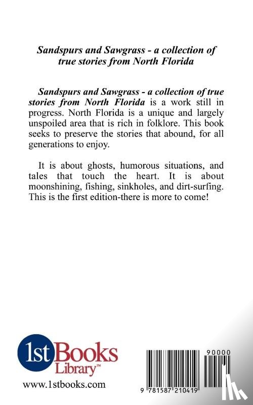 James, Betsy - Sandspurs and Sawgrass