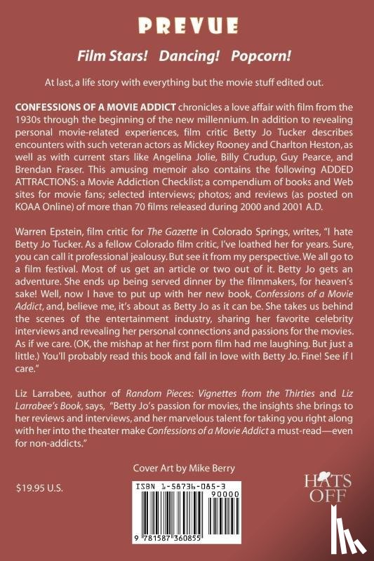 Tucker, Betty Jo - Confessions of a Movie Addict