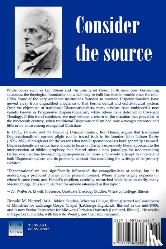 Henzel, Ronald M. - Darby, Dualism, and the Decline of Dispensationalism