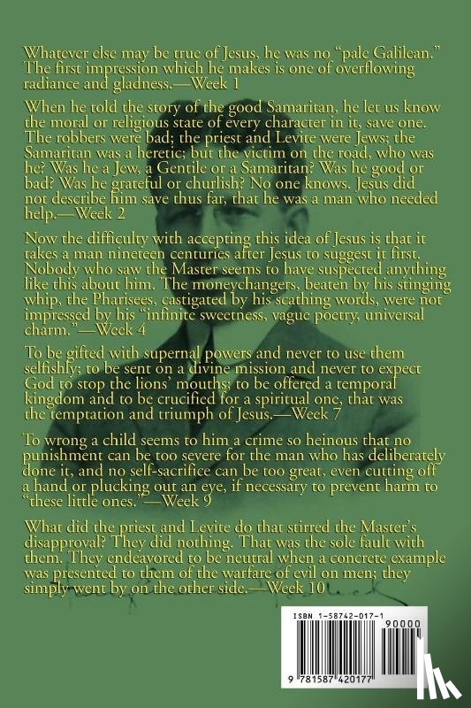 Fosdick, Harry Emerson - The Manhood of the Master