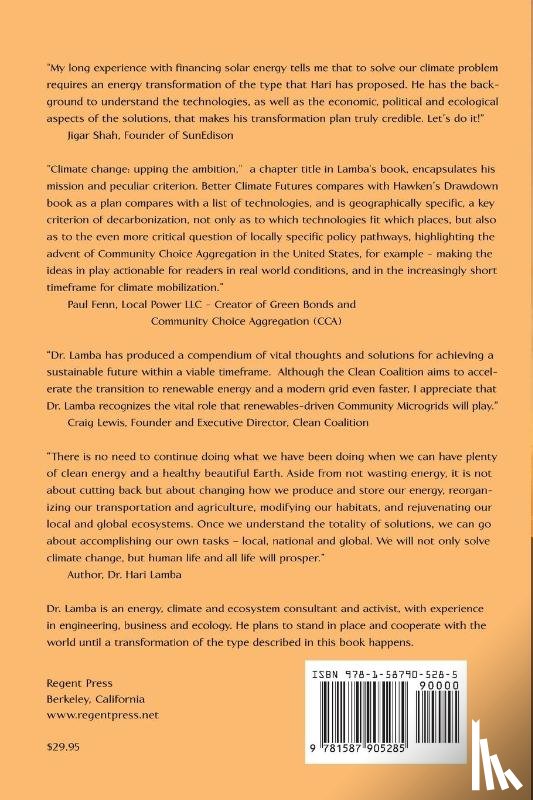 Lamba, Hari - Brighter Climate Futures