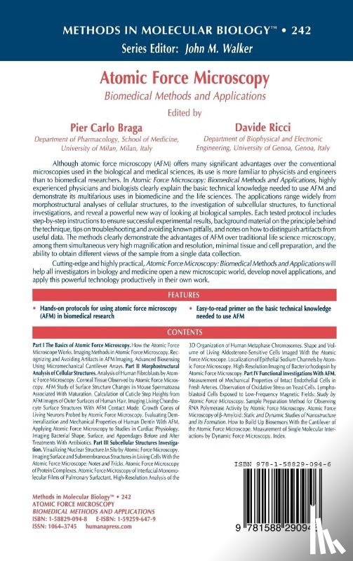 Pier Carlo Braga, Davide Ricci - Atomic Force Microscopy