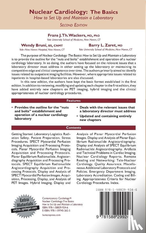 Wackers, Frans J Th, Zaret, Barry, Bruni, Wendy - Nuclear Cardiology, The Basics