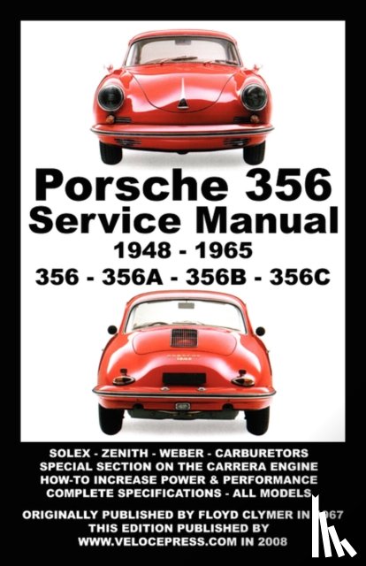 Clymer, Floyd - Porsche 356 Owners Workshop Manual 1948-1965