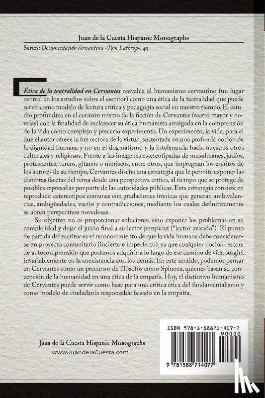 Castillo, Moisés R. - Ética de la teatralidad en Cervantes