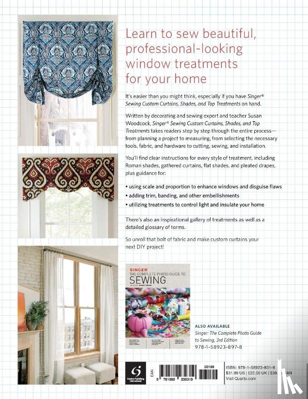 Woodcock, Susan - Singer(R) Sewing Custom Curtains, Shades, and Top Treatments