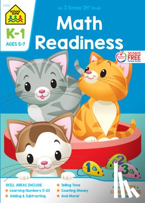 Zone, School - School Zone Math Readiness Grades K-1 Workbook