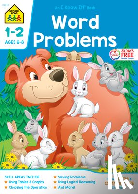 Zone, School - School Zone Word Problems Grades 1-2 Workbook