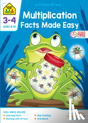 Zone, School - School Zone Multiplication Facts Made Easy Grades 3-4 Workbook