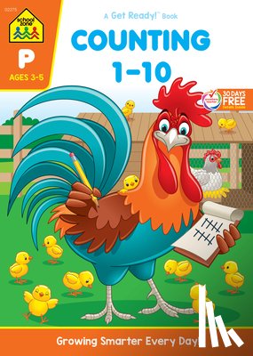 Zone, School - School Zone Counting 1-10 Workbook