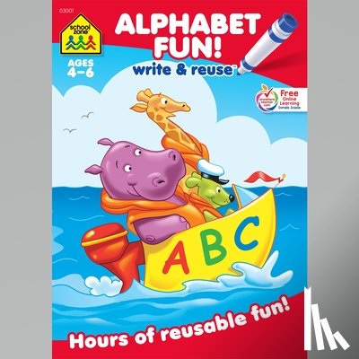 Zone, School - School Zone Alphabet Fun! Write & Reuse Workbook