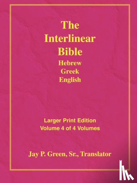 Green, Jay Patrick - Larger Print Bible-Il-Volume 4