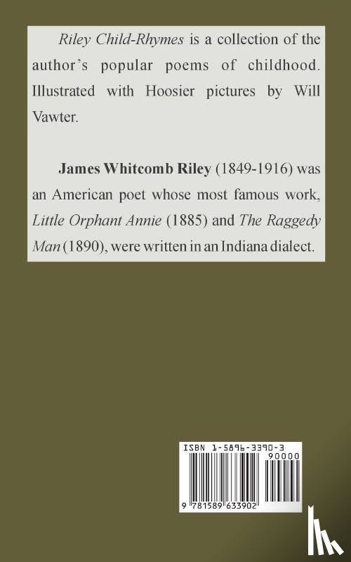 Riley, Deceased James Whitcomb - Child Rhymes
