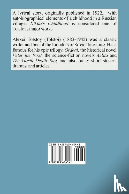 Tolstoy, Alexei - Nikita's Childhood