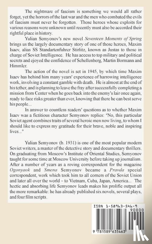 Semyonov, Yulian - Seventeen Moments of Spring