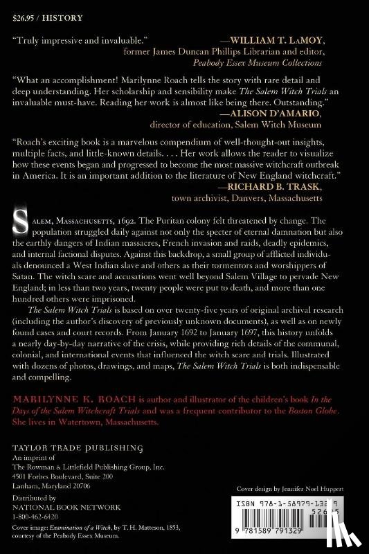 Roach, Marilynne K. - The Salem Witch Trials