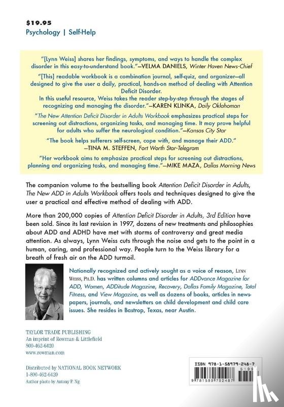 Weiss, Lynn - The New Attention Deficit Disorder in Adults Workbook