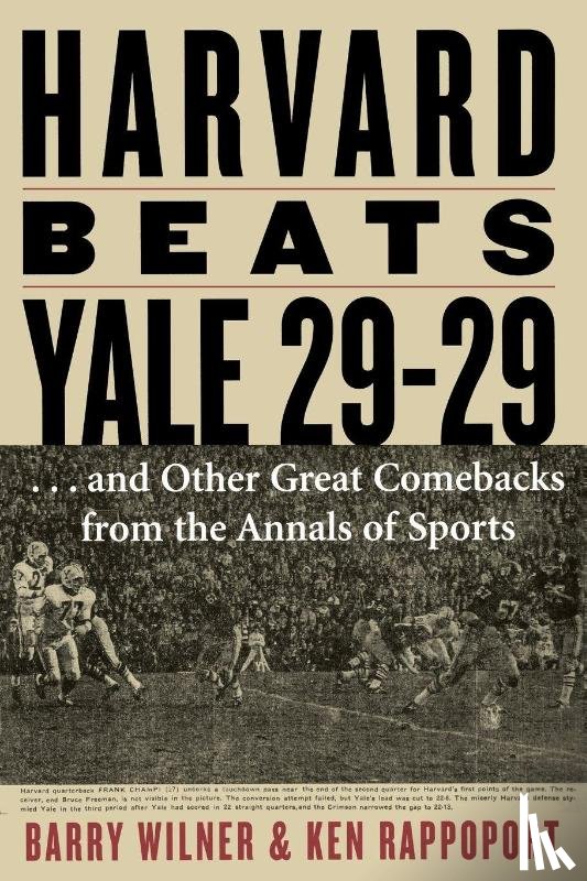 Wilner, Barry, Rappoport, Ken - Harvard Beats Yale 29-29