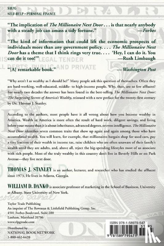Stanley, Thomas J., Danko, William D. - The Millionaire Next Door
