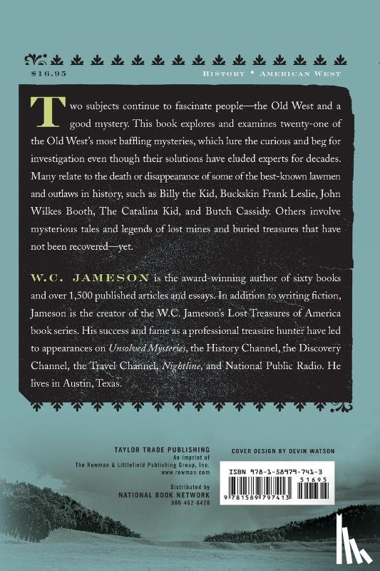 Jameson, W. C. - Jameson, W: Unsolved Mysteries of the Old West