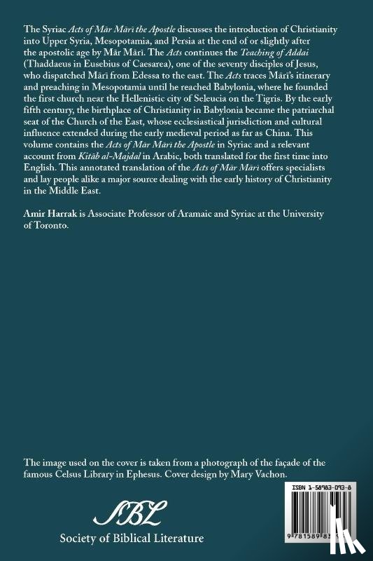  - The Acts of Mar Mari the Apostle