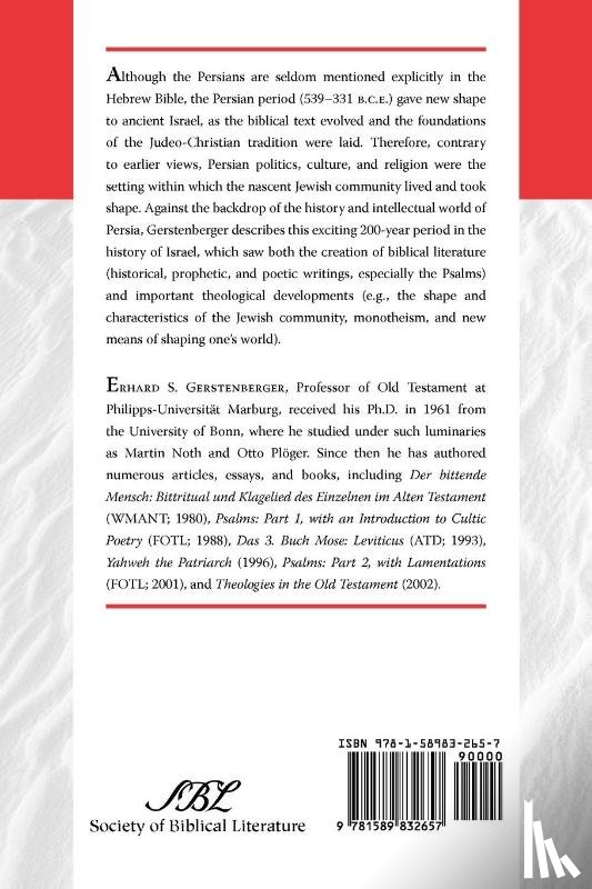 Gerstenberger, Erhard S. - Israel in the Persian Period