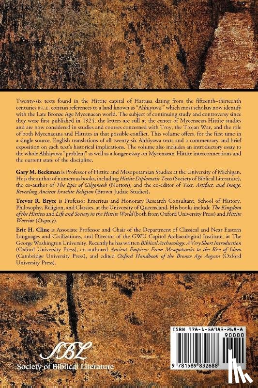 Beckman, Gary M., Bryce, Trevor R., Cline, Eric H. - The Ahhiyawa Texts