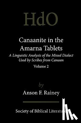 Rainey, Anson F. - Canaanite in the Amarna Tablets
