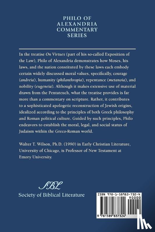  - Philo of Alexandria, On Virtues