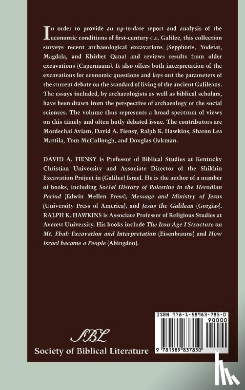  - The Galilean Economy in the Time of Jesus