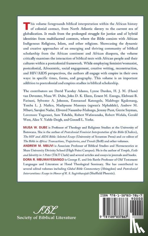  - Postcolonial Perspectives in African Biblical Interpretations