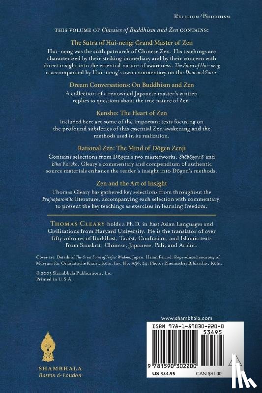 Cleary, Thomas - Classics of Buddhism and Zen, Volume Three