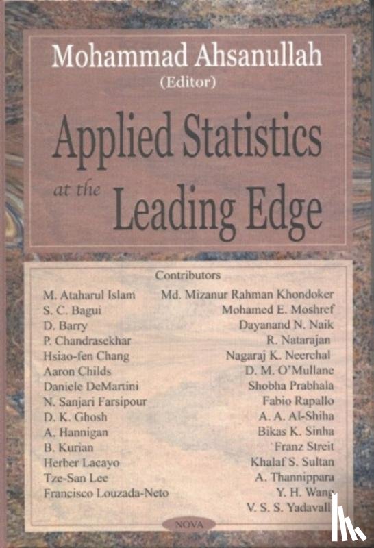  - Applied Statistics at the Leading Edge