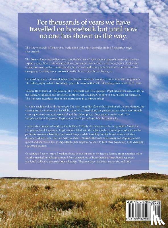 O'Reilly, CuChullaine - The Encyclopaedia of Equestrian Exploration Volume III