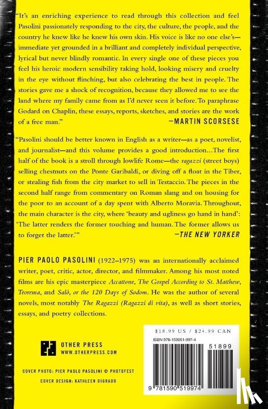 Pasolini, Pier Paolo - Stories From The City Of God