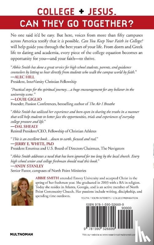 Smith, Abbie - Can you Keep your Faith in College?