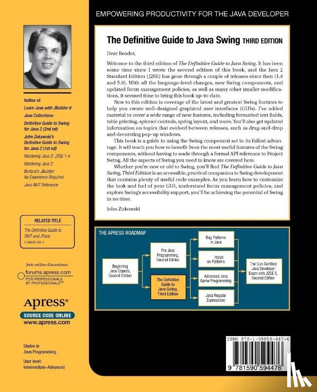 Zukowski, John - The Definitive Guide to Java Swing