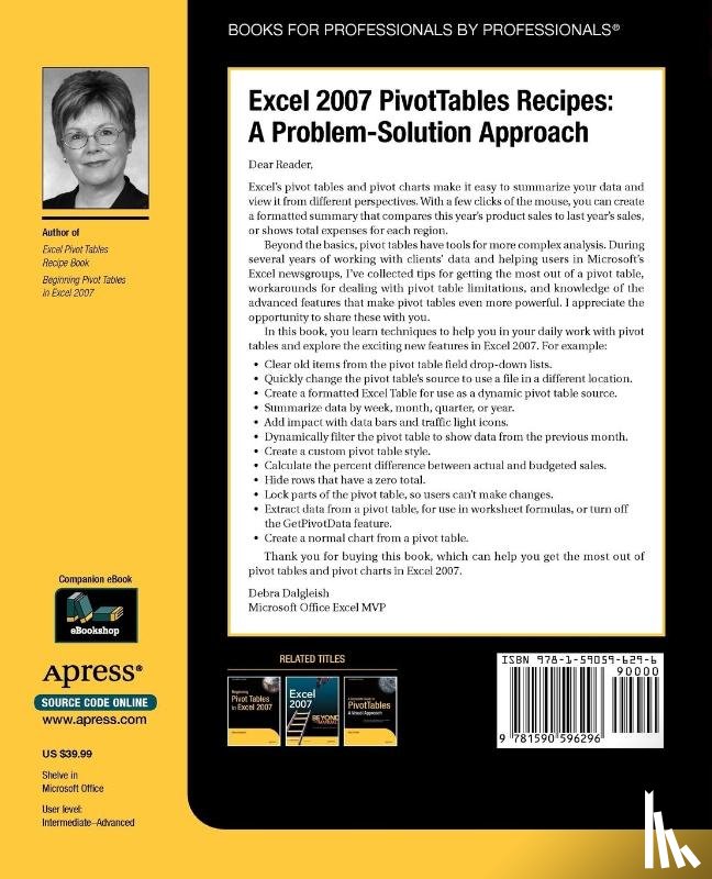 Dalgleish, Debra - Excel Pivot Tables Recipe Book