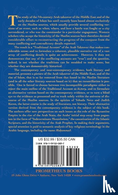 Nevo, Yehuda D., Koren, Judith - Crossroads to Islam