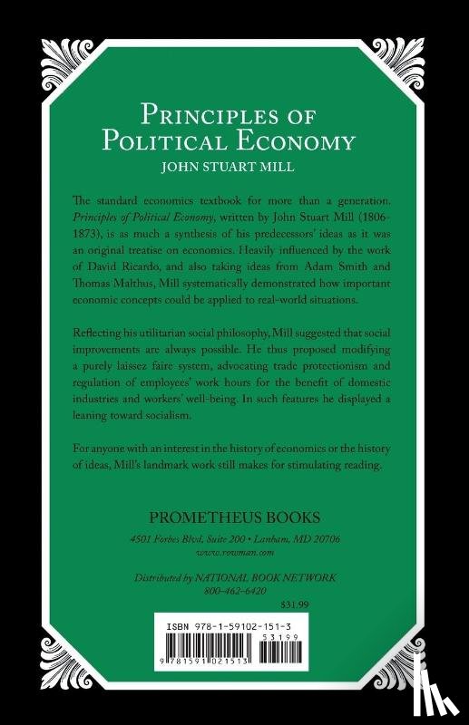 Mill, John Stuart - Principles of Political Economy
