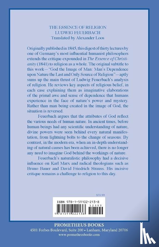 Feuerbach, Ludwig - The Essence of Religion